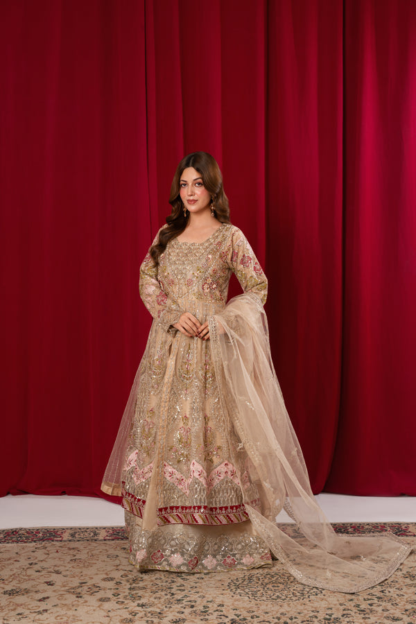 Zarlish sunset gold maxi