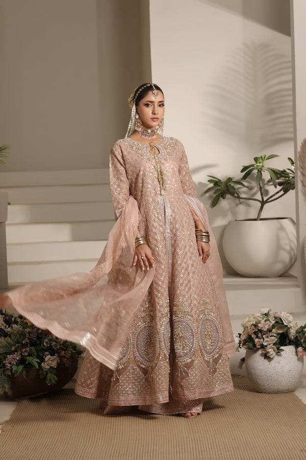 Zynep – peach pink maxi