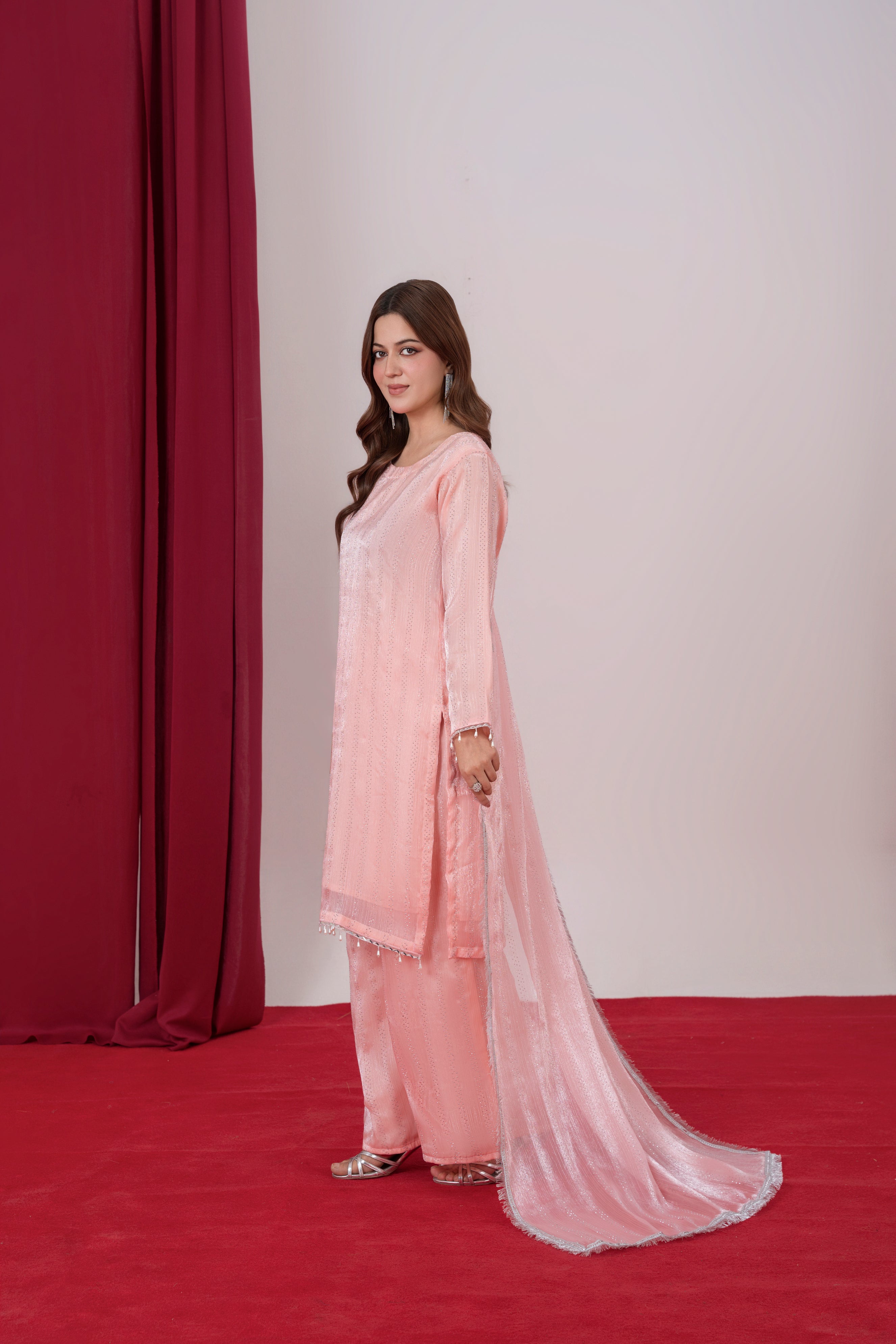 Zahra Soft Peach Pink