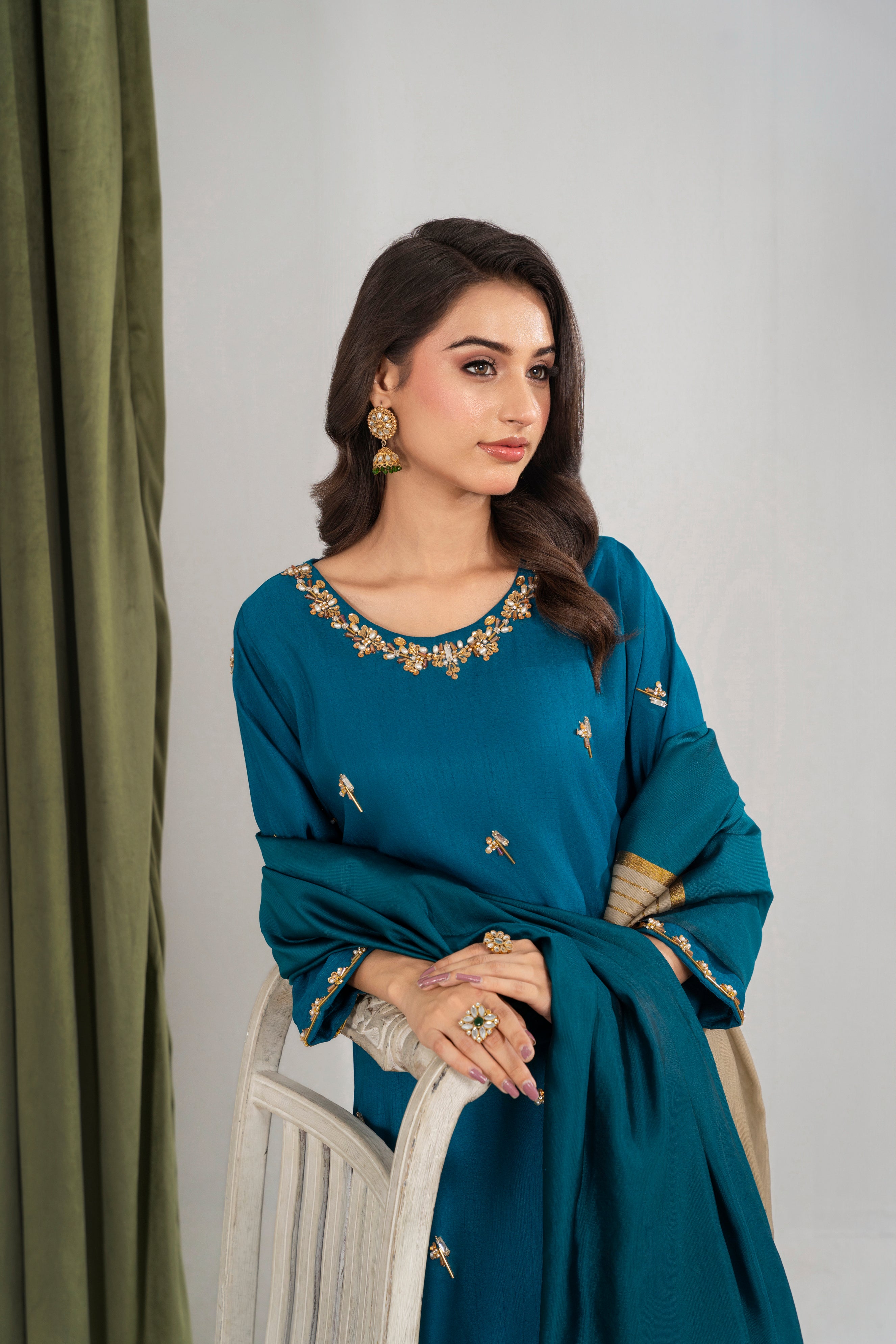 IZEL 2 Raw Silk Zinc Blue