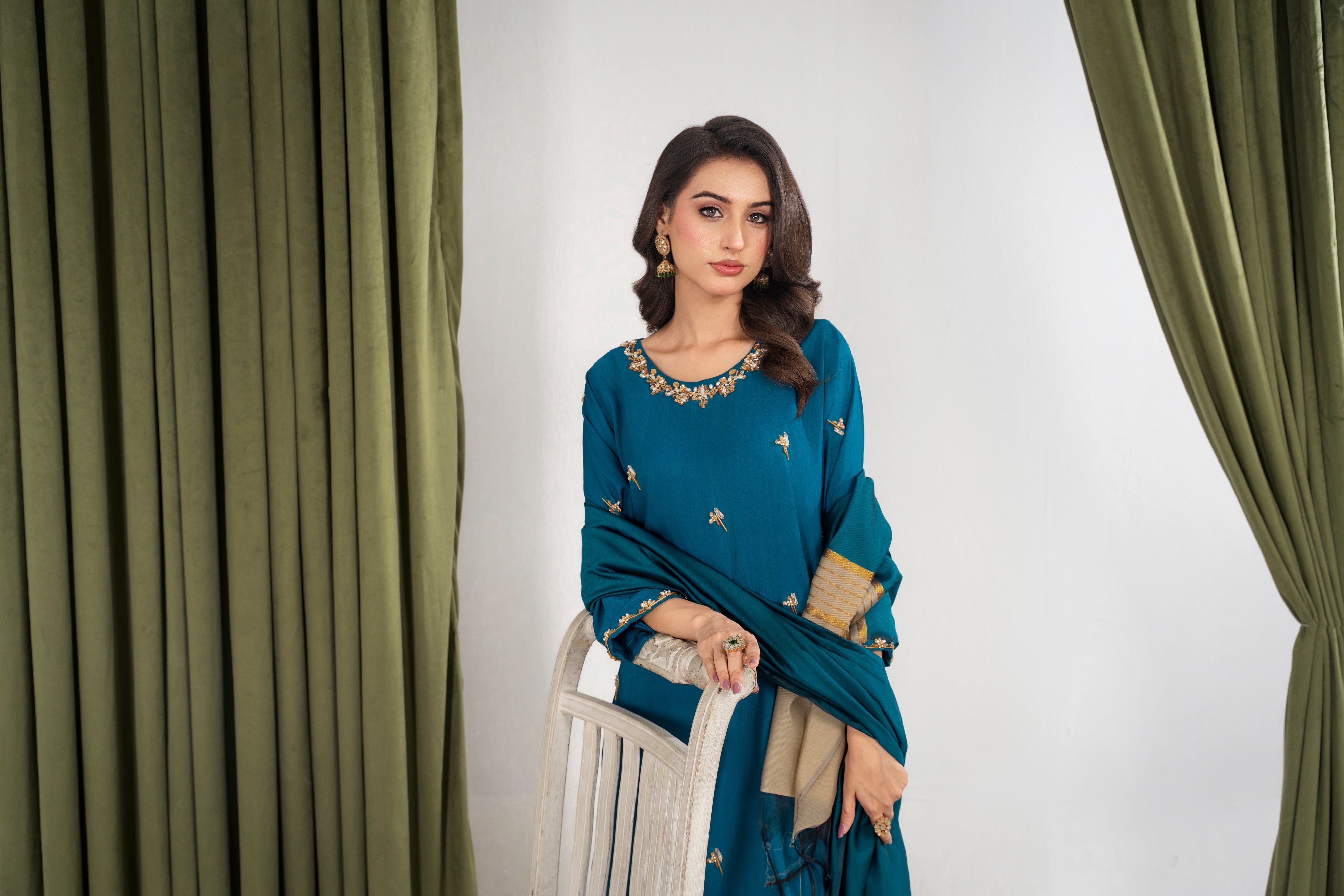 IZEL 2 Raw Silk Zinc Blue