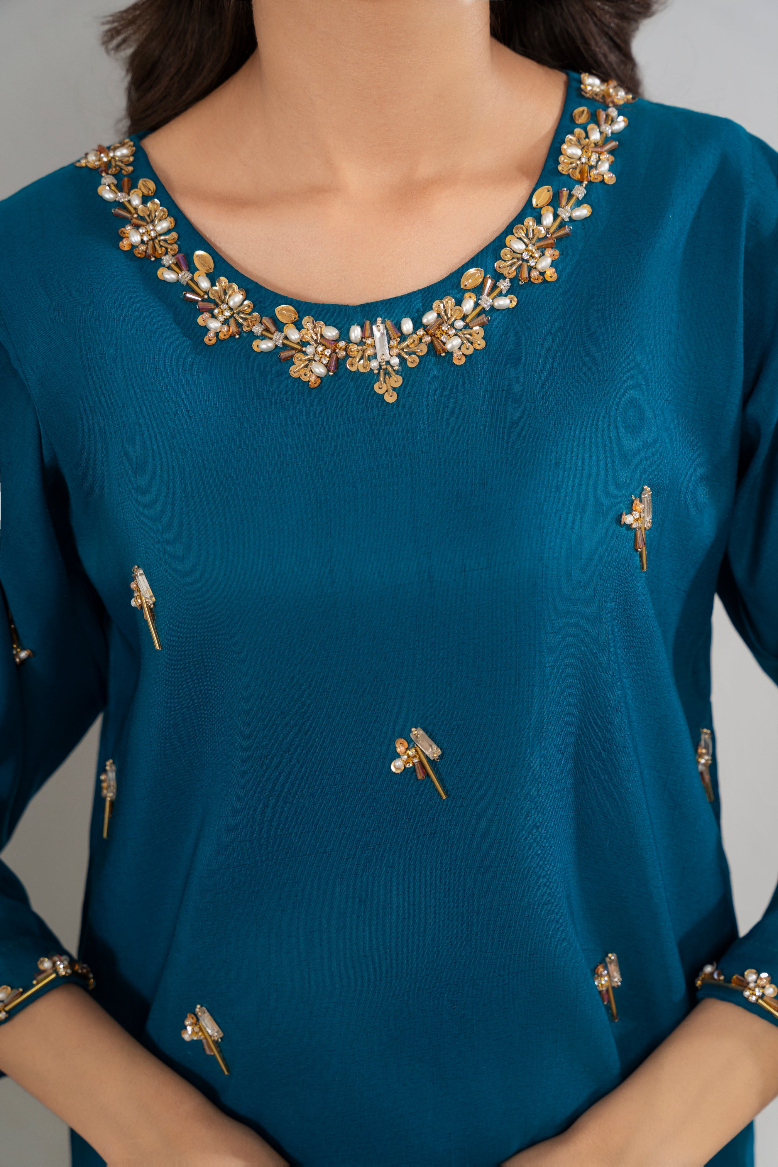 IZEL 2 Raw Silk Zinc Blue