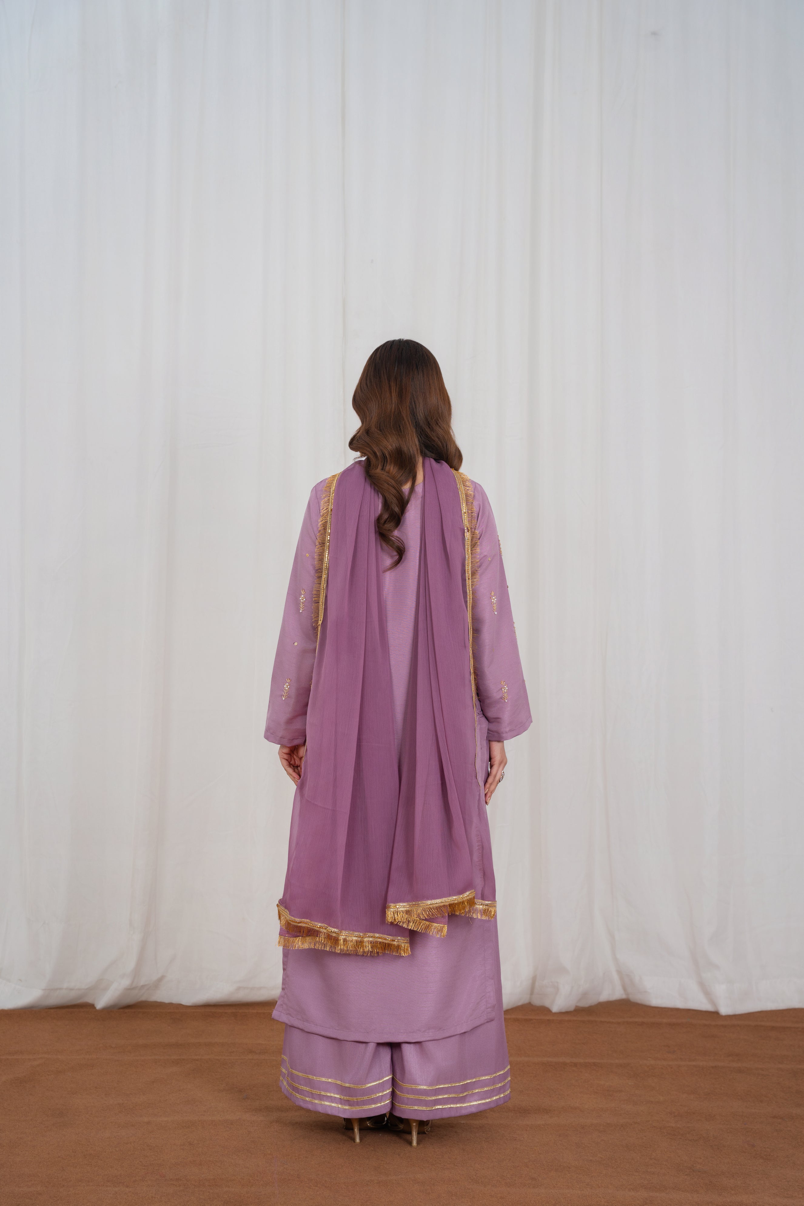 Selin Mauve Pink Long Shirt