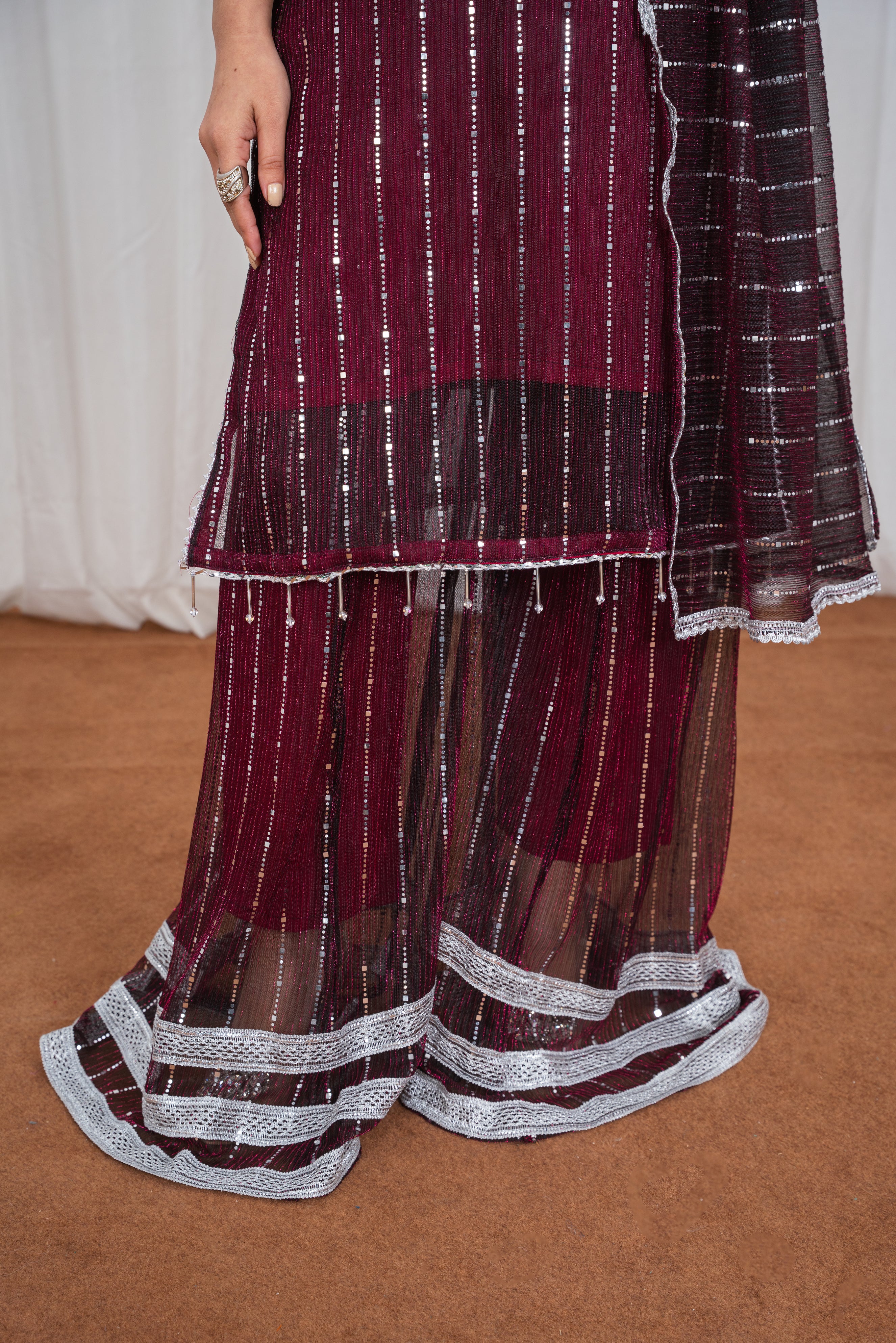 Irem Crimson Wine Moonlight Flapper