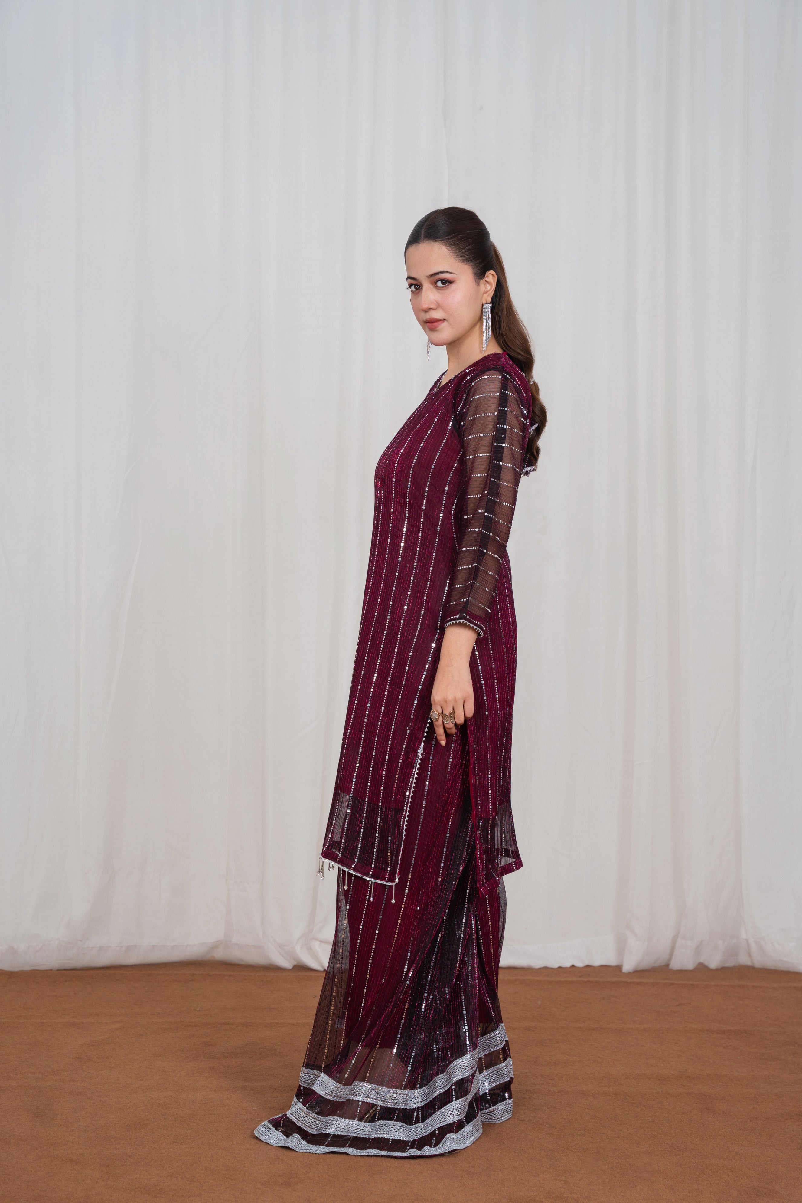 Irem Crimson Wine Moonlight Flapper