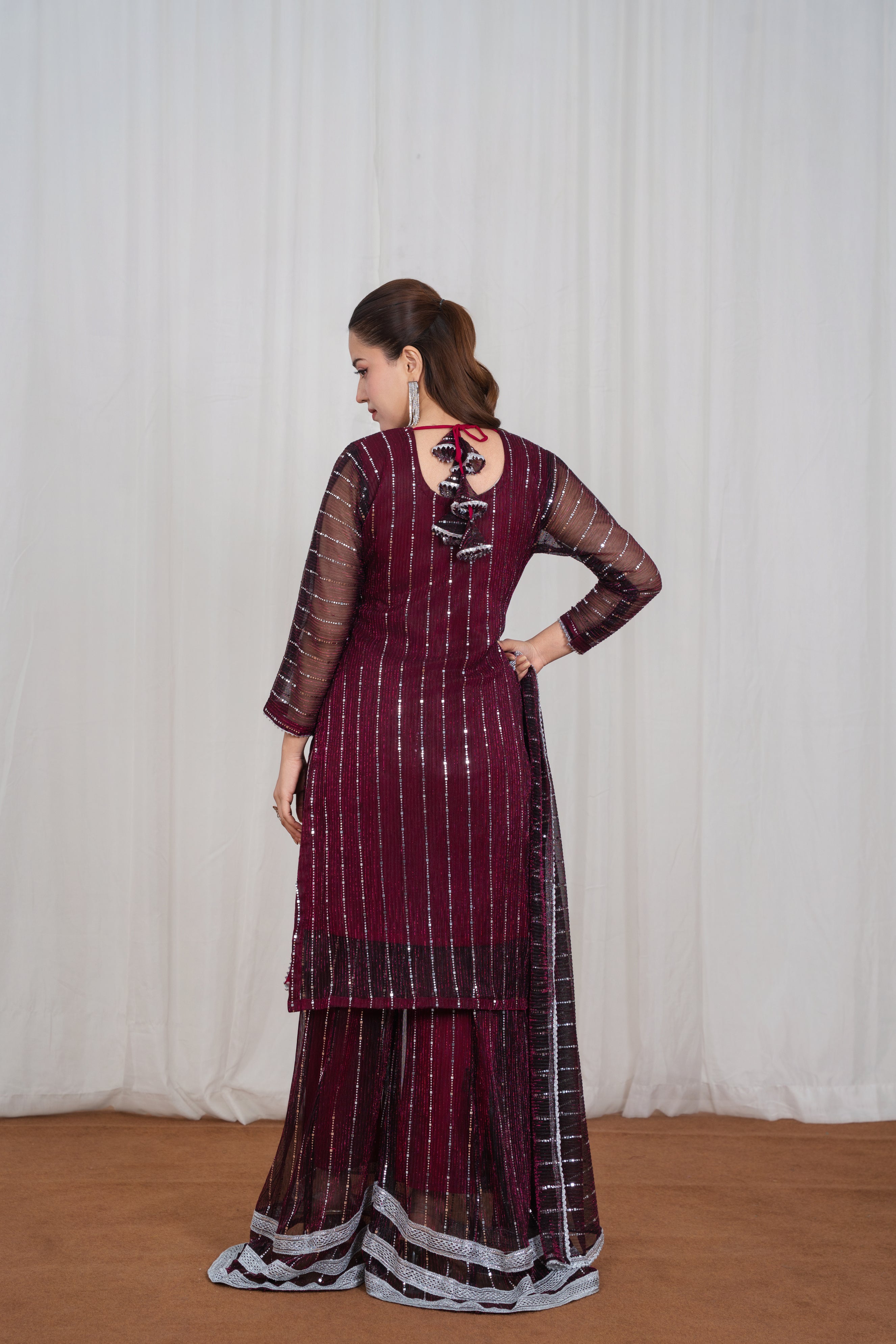Irem Crimson Wine Moonlight Flapper