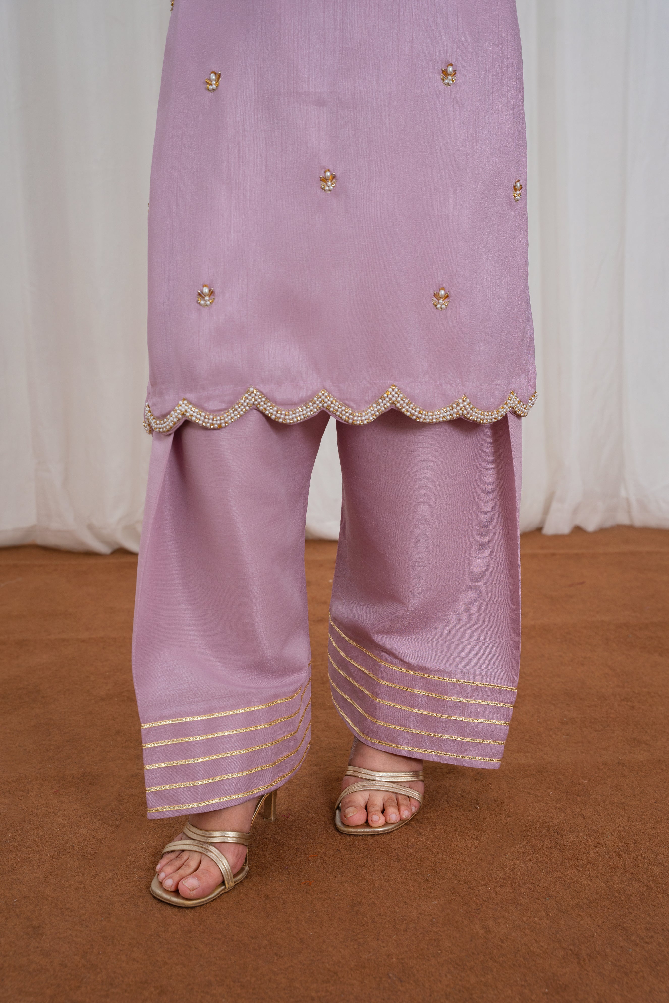 Lina Soft Mauve Farshi Shalwar