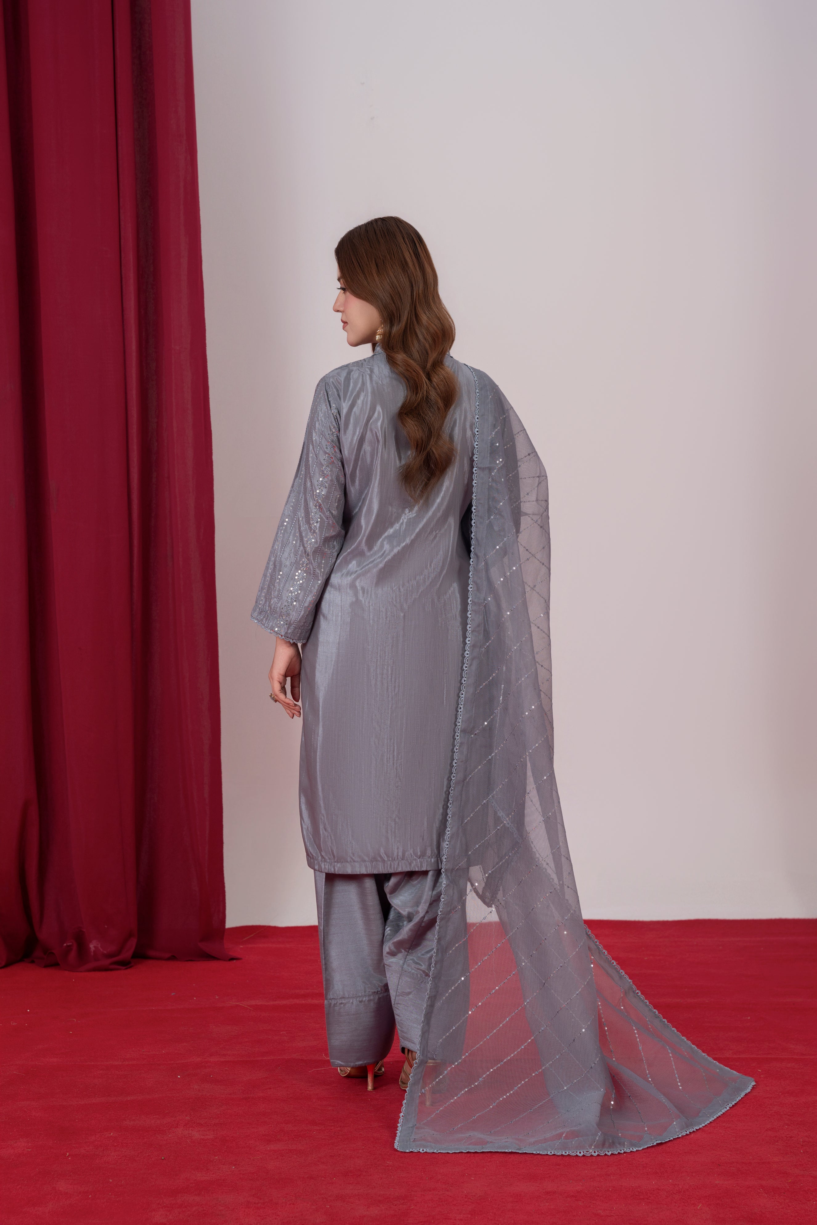 Almria - Lava Silk Grey Farshi