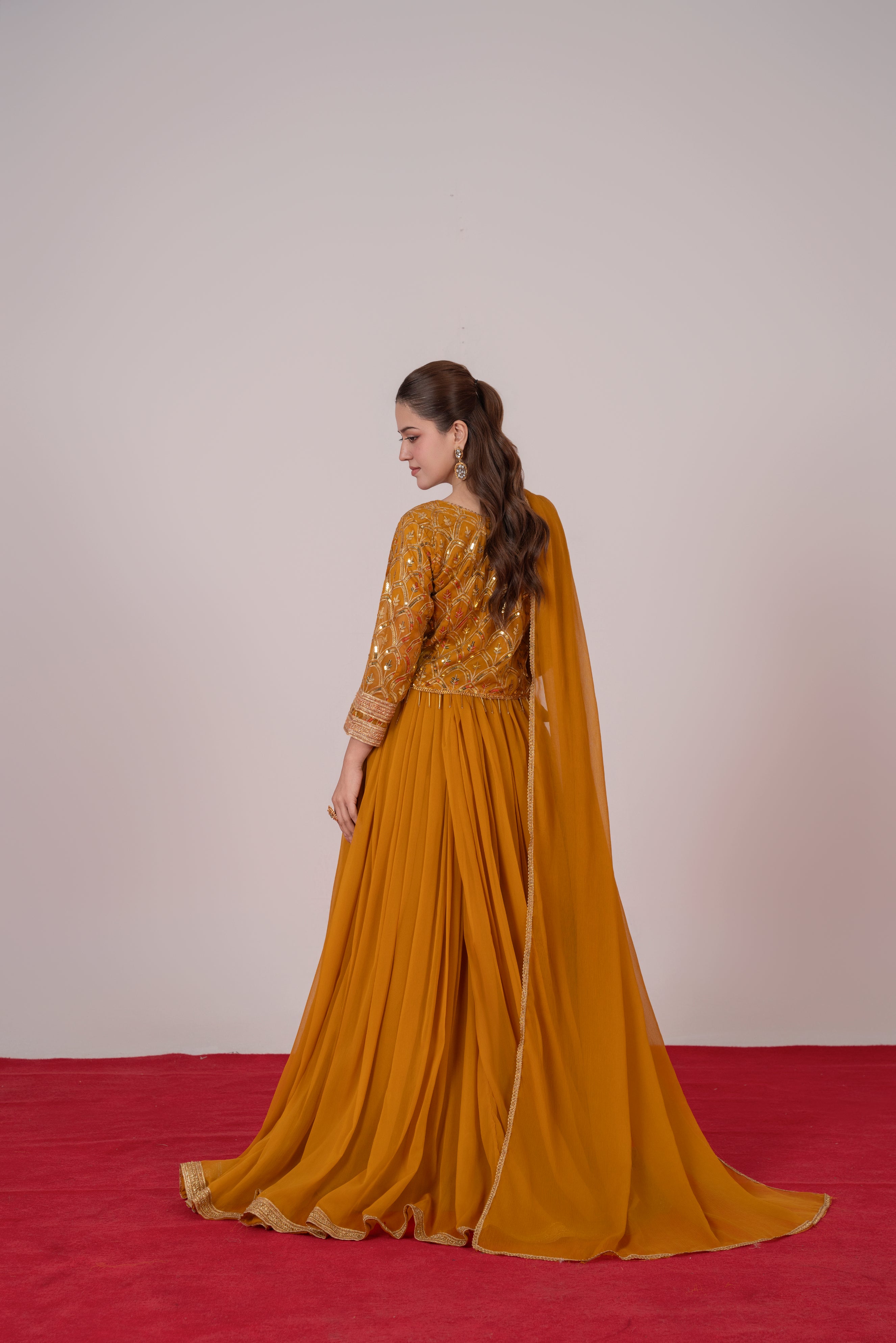 Mehrma Cheddar Mustard Lehnga